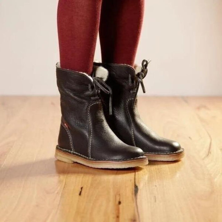 Faux Fur Lined Winter Boots