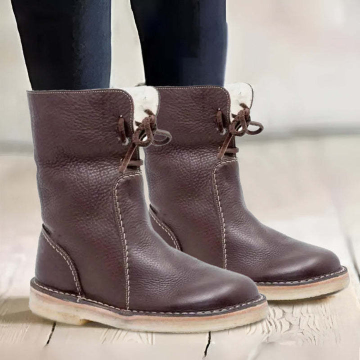 Faux Fur Lined Winter Boots