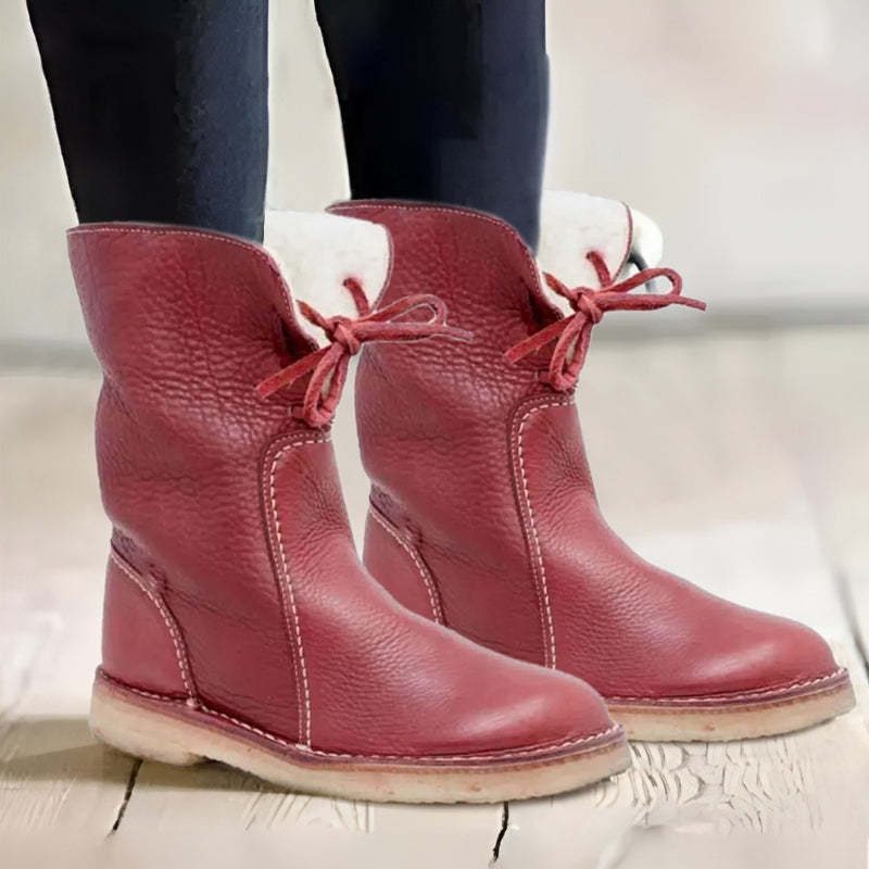Faux Fur Lined Winter Boots