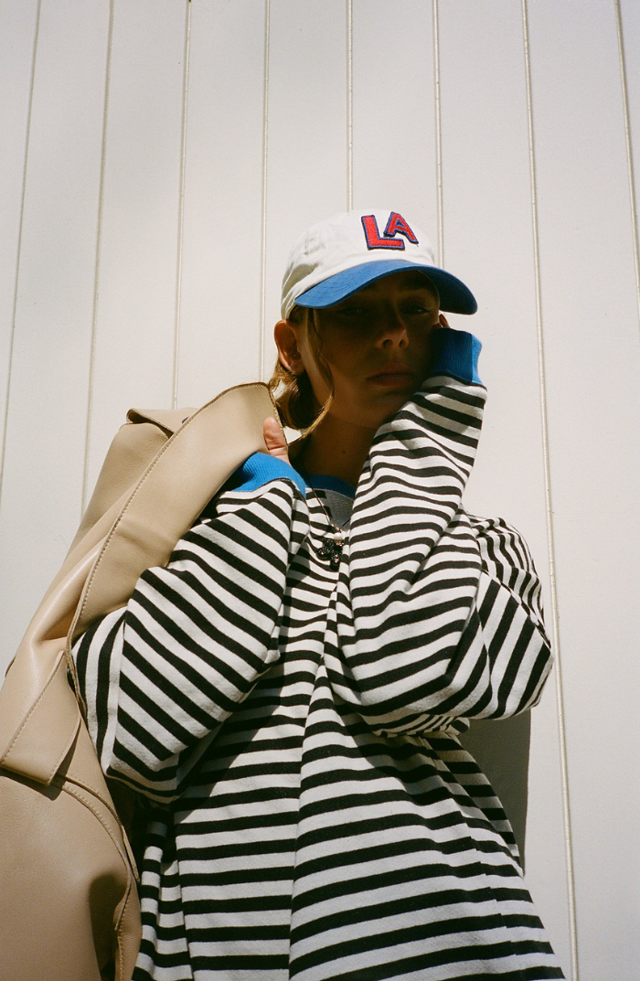 Brianna | Oversized Striped Sweatshirt for Women