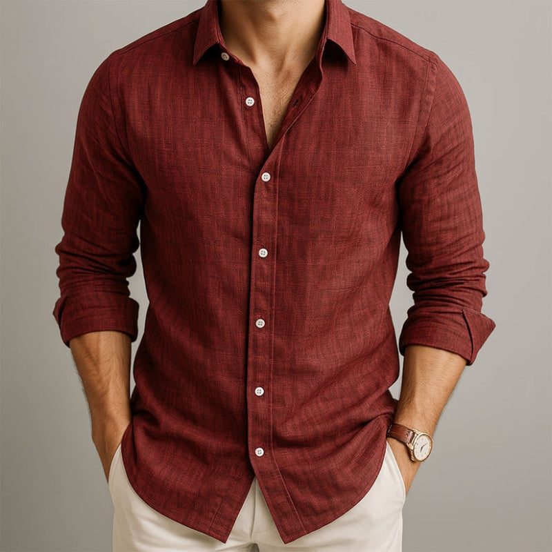 Casual Button Up Linen Shirt
