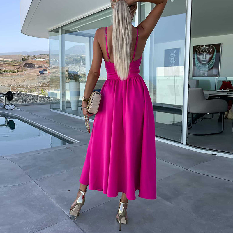 Isabella | Twist Front Occasion Midi Dress