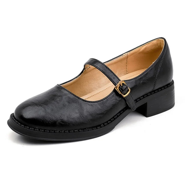 Classic Leather Mary Jane Flats