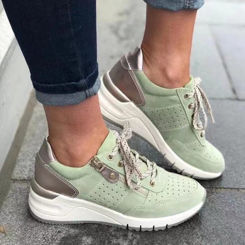 Women's Orthopedic Lace Up Sneakers