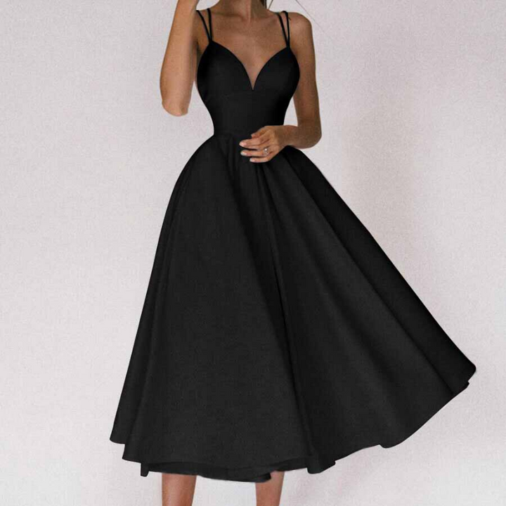 Serena | Elegant Sweetheart Strappy Occasion Dress