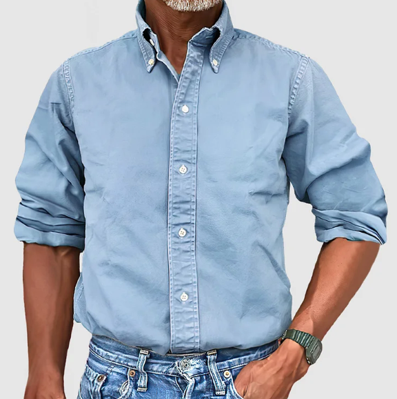 Mens Long Sleeve Button Up Shirt