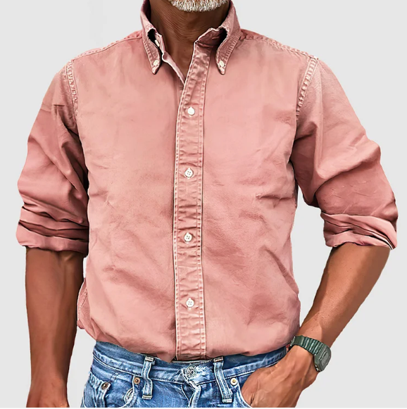 Mens Long Sleeve Button Up Shirt