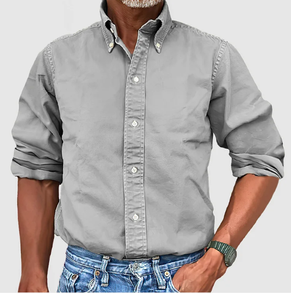 Mens Long Sleeve Button Up Shirt