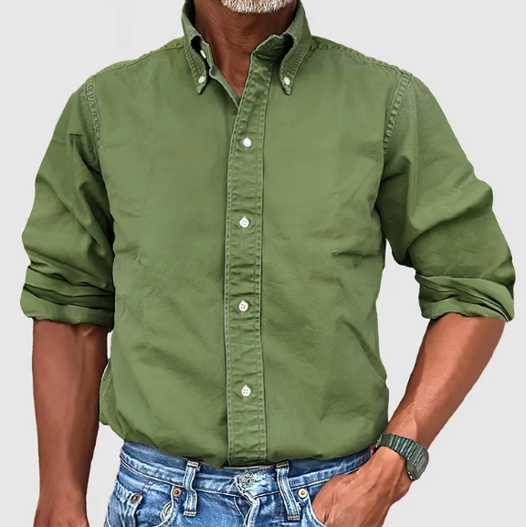Mens Long Sleeve Button Up Shirt