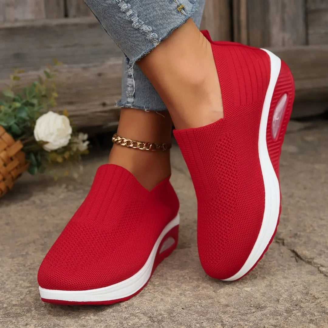 Women's Chunky Knit Platform Sneakers