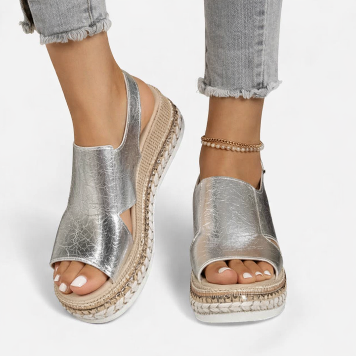 Sienna | Casual Wedge Slingback Sandals