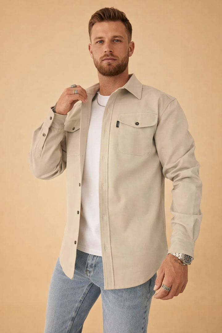 Mens Corduroy Overshirt Jacket