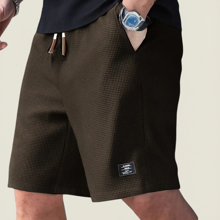 Mens Textured Lounge Shorts