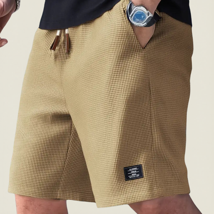 Mens Textured Lounge Shorts