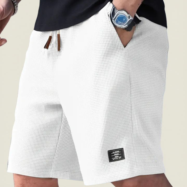 Mens Textured Lounge Shorts