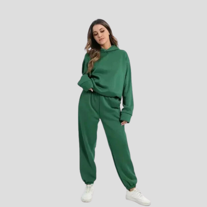 Women's Fleece Lined Hoodie and Joggers Tracksuit
