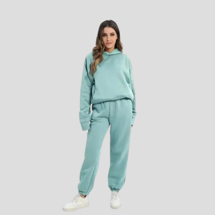 Women's Fleece Lined Hoodie and Joggers Tracksuit