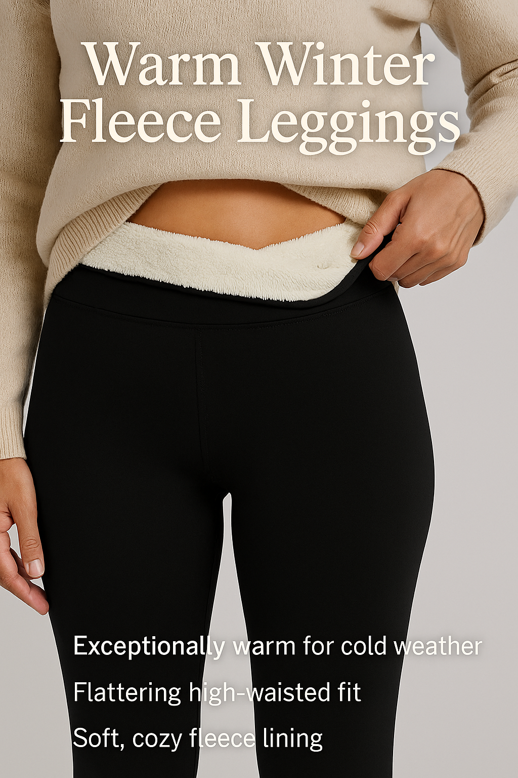 Womens Fleece Lined Leggings