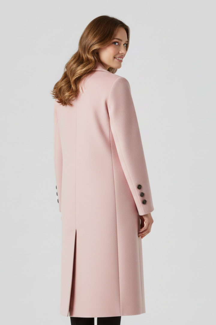 Georgia | Double Breasted Tailored Long Coat