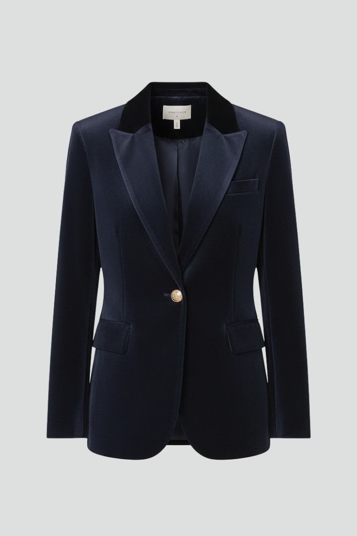 Tailored Single Button Blazer for Women