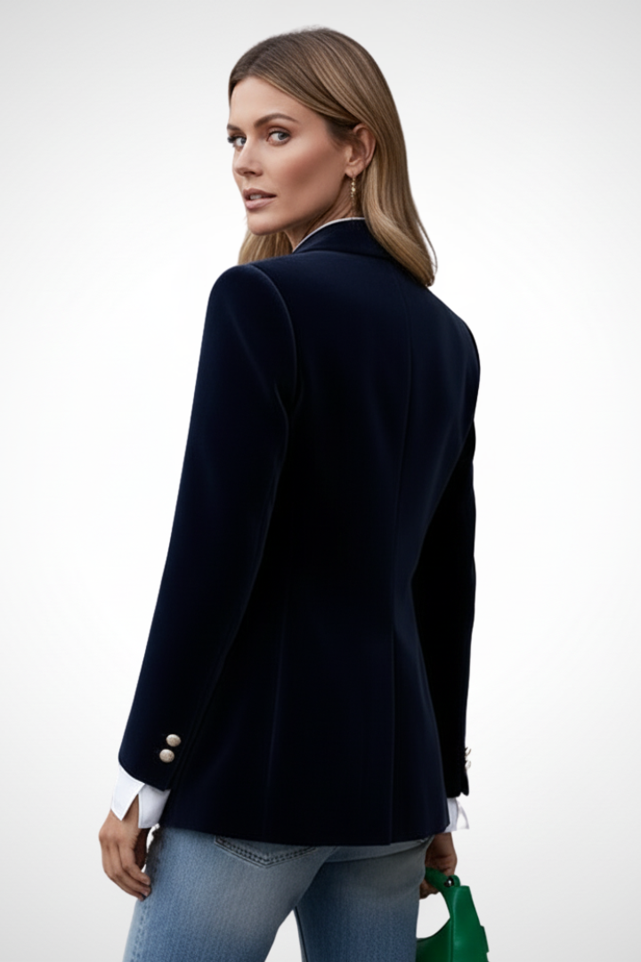 Tailored Single Button Blazer for Women