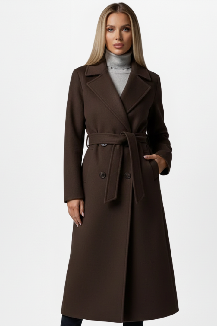 Isabella | Elegant Double Breasted Trench Coat