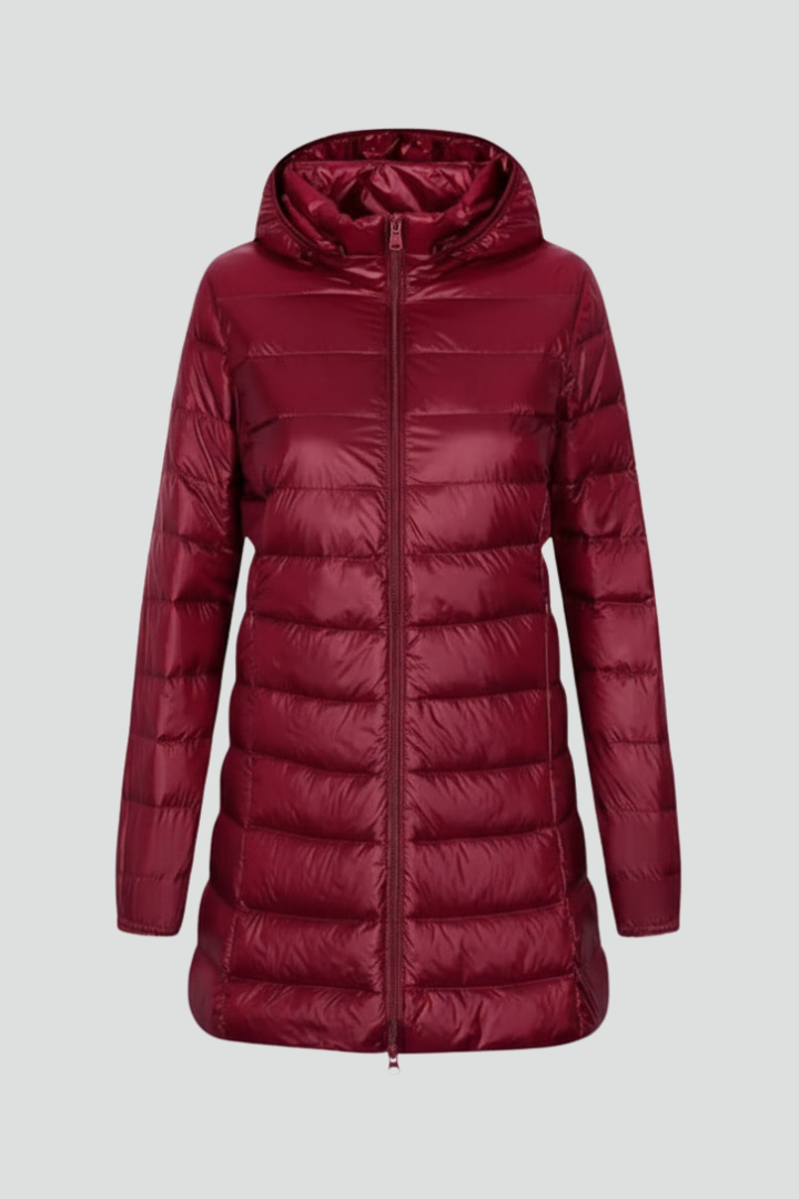 Naomi | Hooded Longline Puffer Jacket