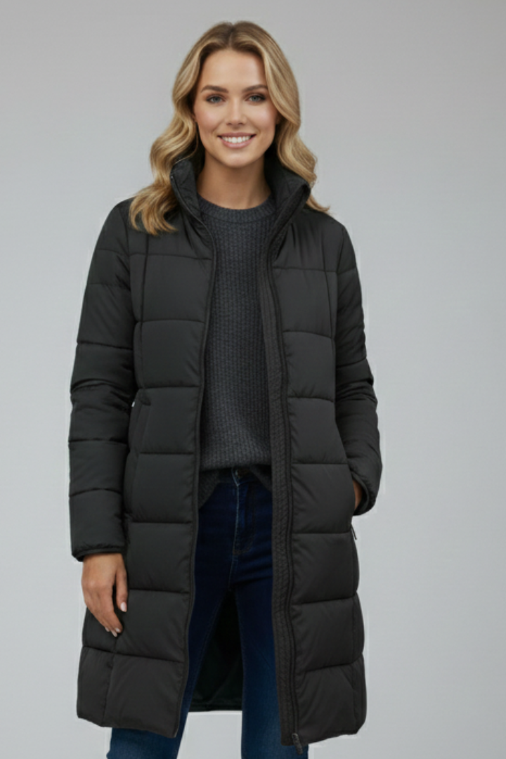 Naomi | Hooded Longline Puffer Jacket