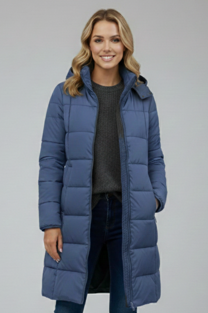 Naomi | Hooded Longline Puffer Jacket