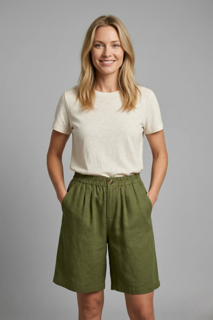 Women’s Relaxed Fit Linen Shorts