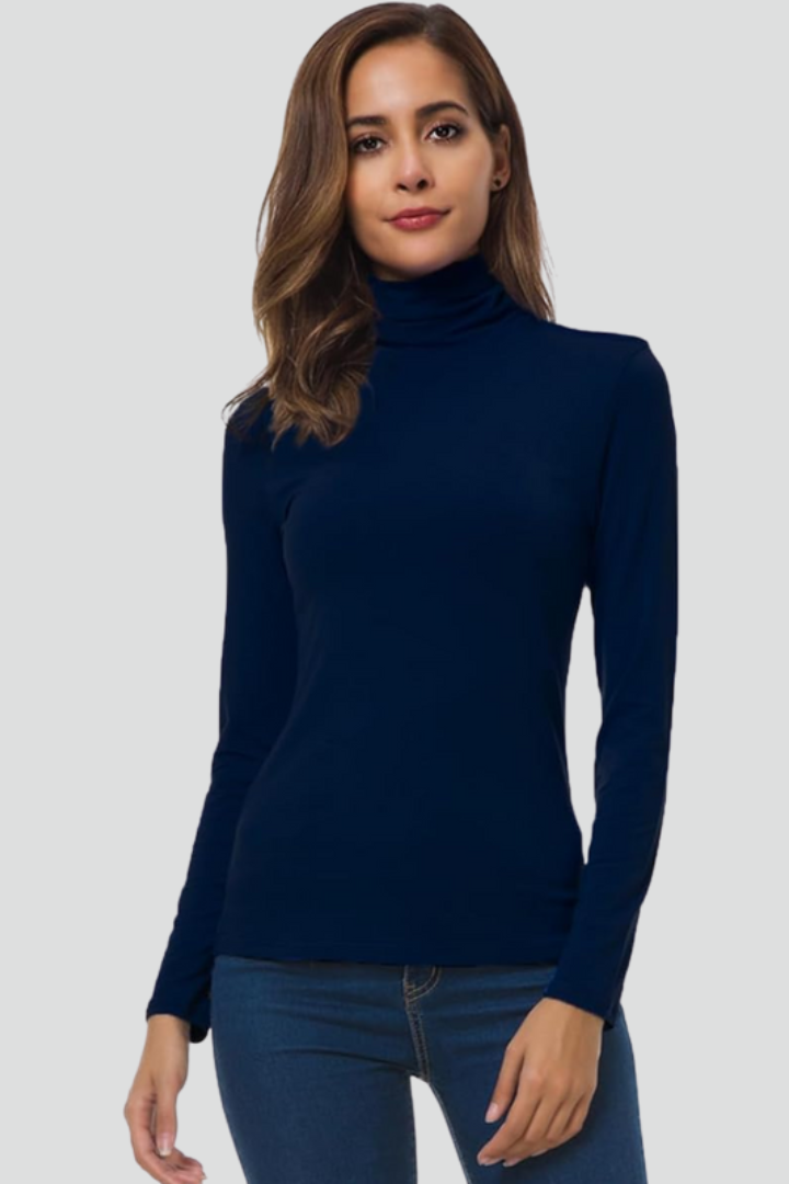 Long Sleeve Turtleneck Sweater for Women