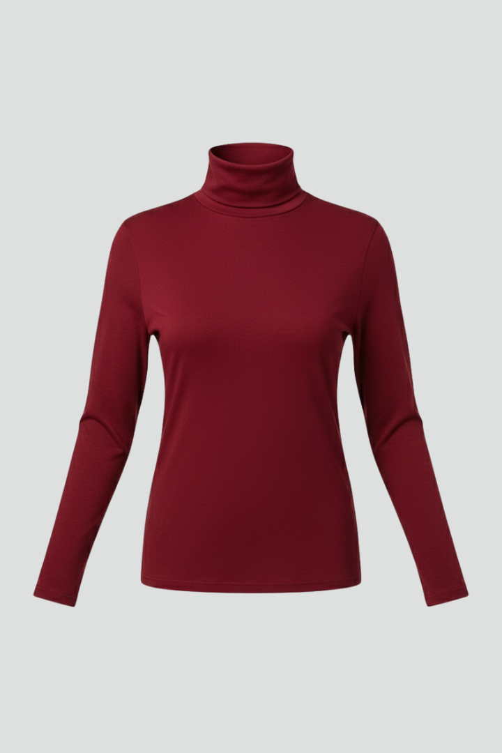 Chloe | Fitted Long Sleeve Turtleneck Sweater