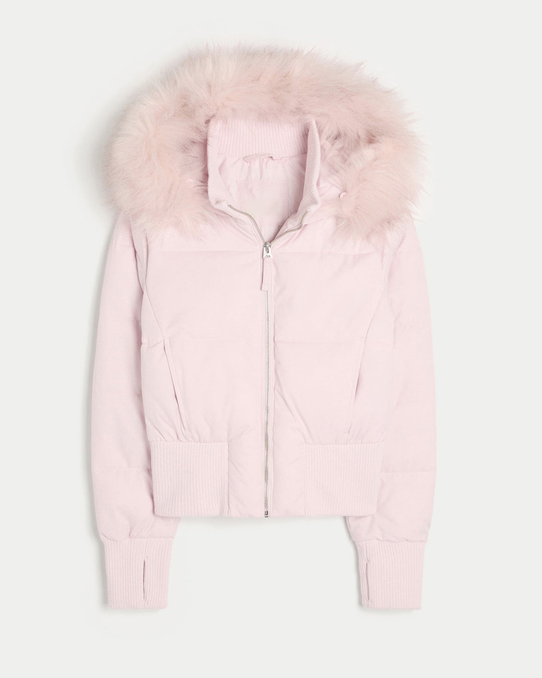 Sabrina | Faux Fur Trim Hooded Puffer Jacket