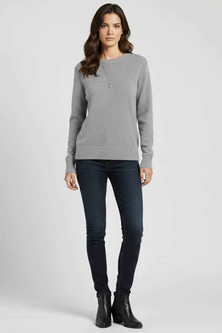 Soft Knit Crew Neck Sweater