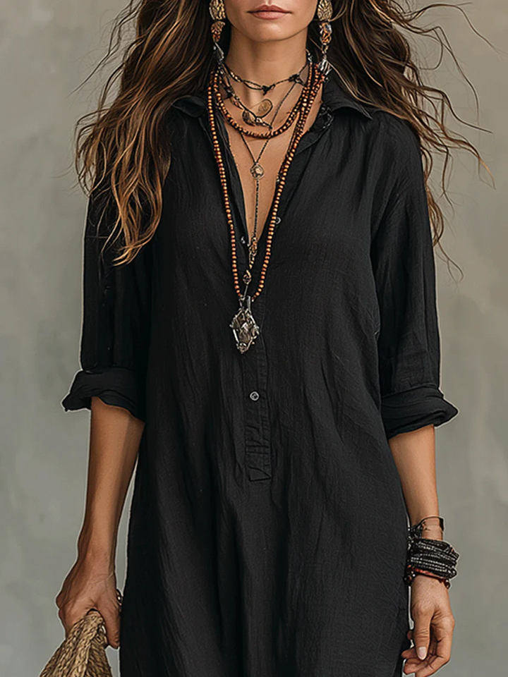 Freya | Casual Long Sleeve Occasion Maxi Dress