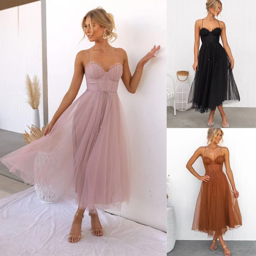Chloe | Wedding Guest Sweetheart Neck Midi Dress