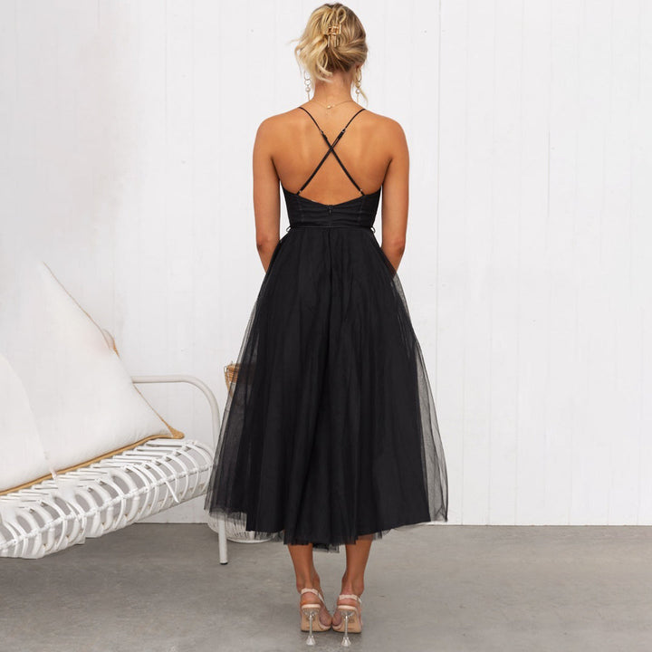 Chloe | Wedding Guest Sweetheart Neck Midi Dress