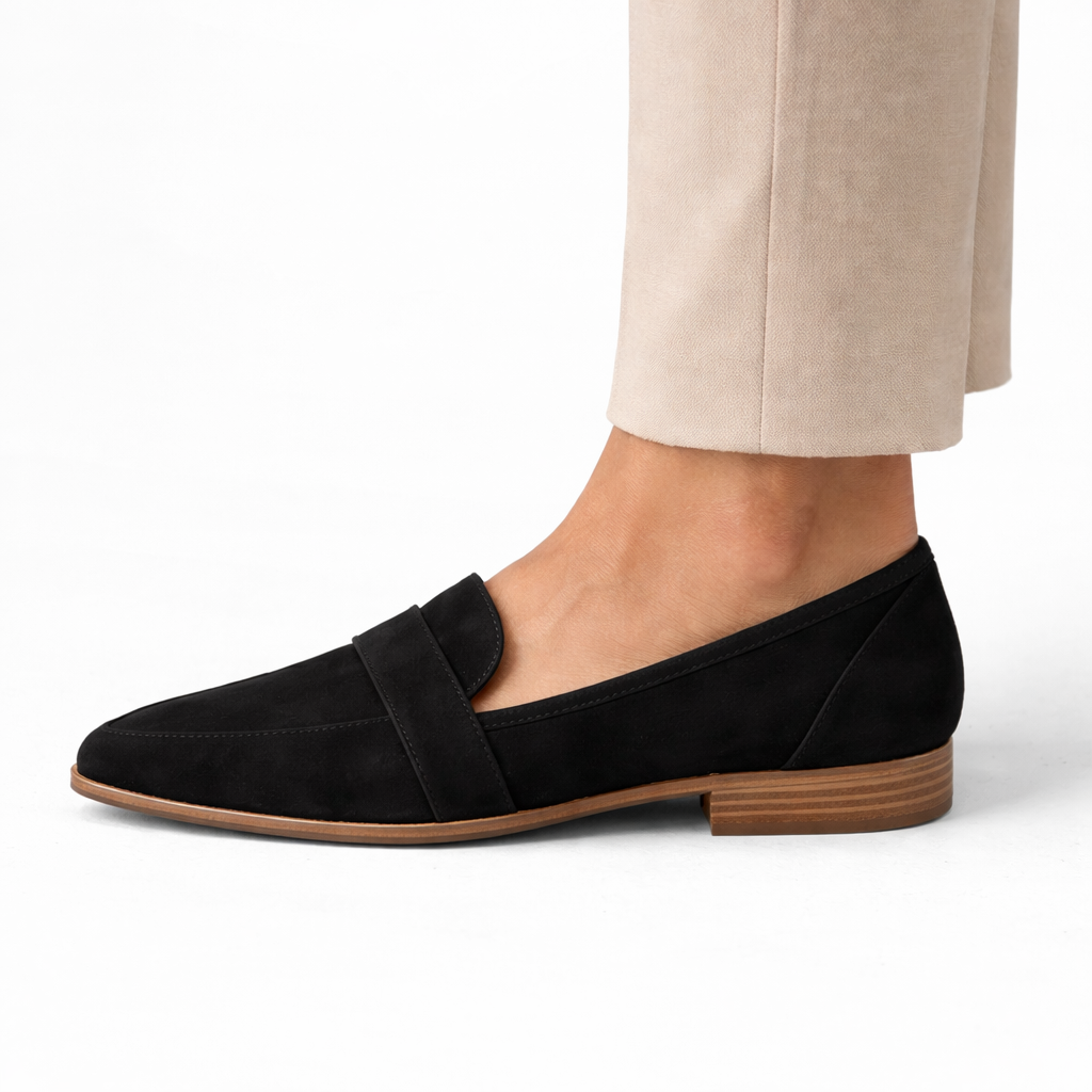 Amelia | Classic Slip-On Suede Loafers
