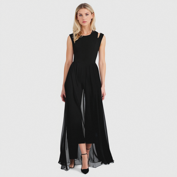 Victoria | Formal Sleeveless Evening Jumpsuit
