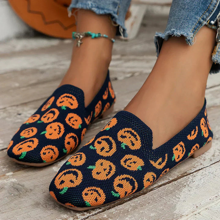 Breathable Knit Slip On Loafers