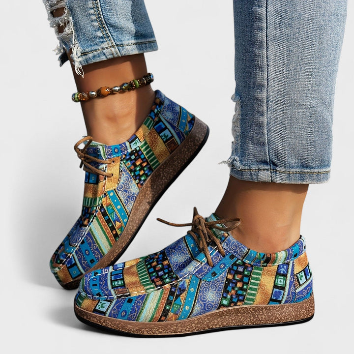 Comfortable Boho Lace Up Shoes