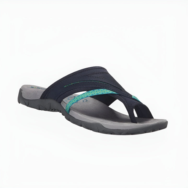 Women's Toe-Post Orthopedic Sandals with Woven Strap
