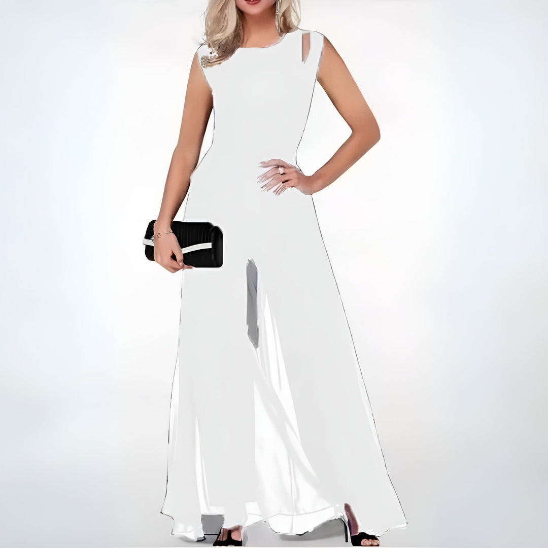 Victoria | Formal Sleeveless Evening Jumpsuit