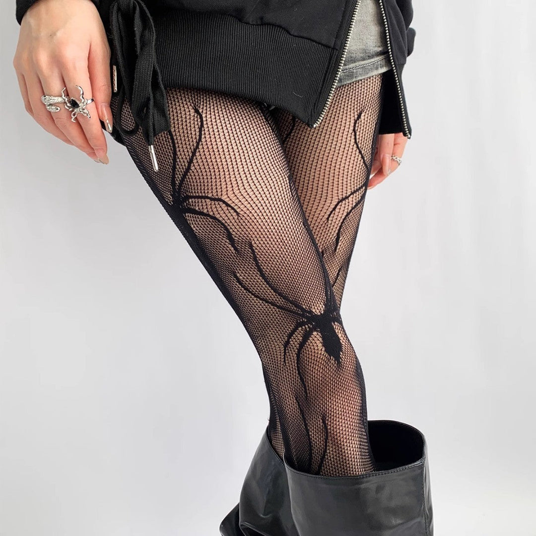 Women's Fishnet Spiderweb Halloween Tights