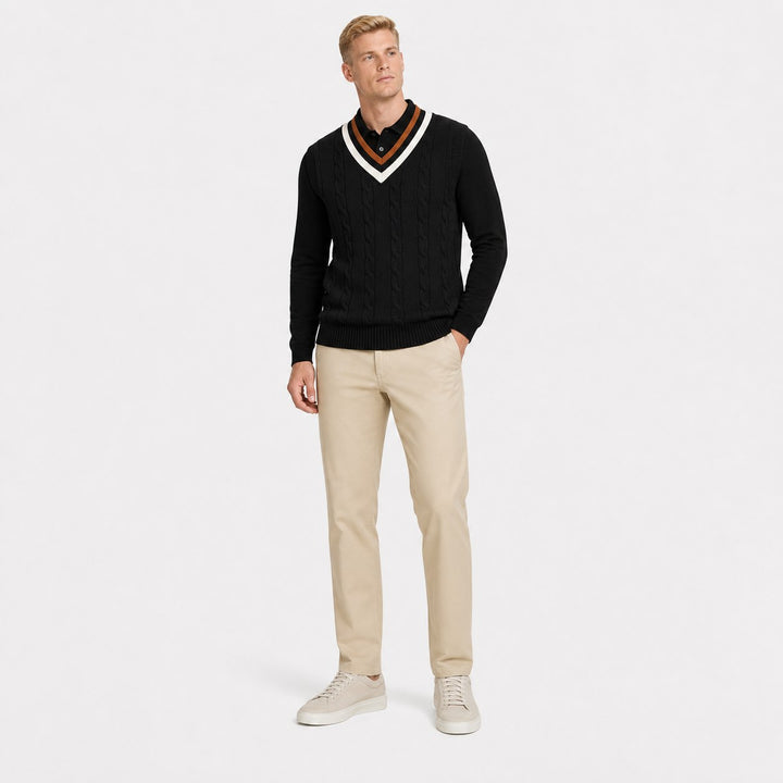 Classic Cable Knit Sweater Vest