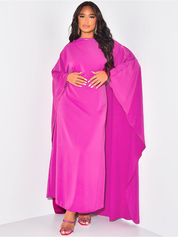 Nadia | Elegant Draped Occasion Maxi Dress