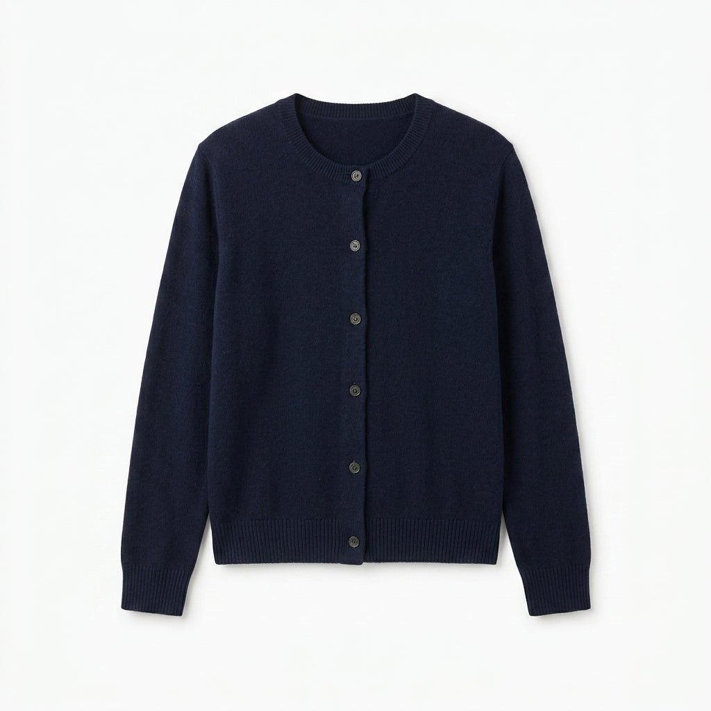 Womens Knitted Button Front Cardigan