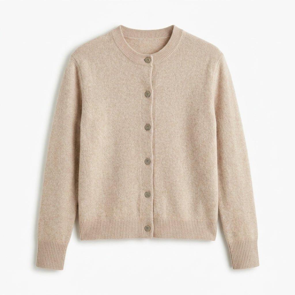 Womens Knitted Button Front Cardigan