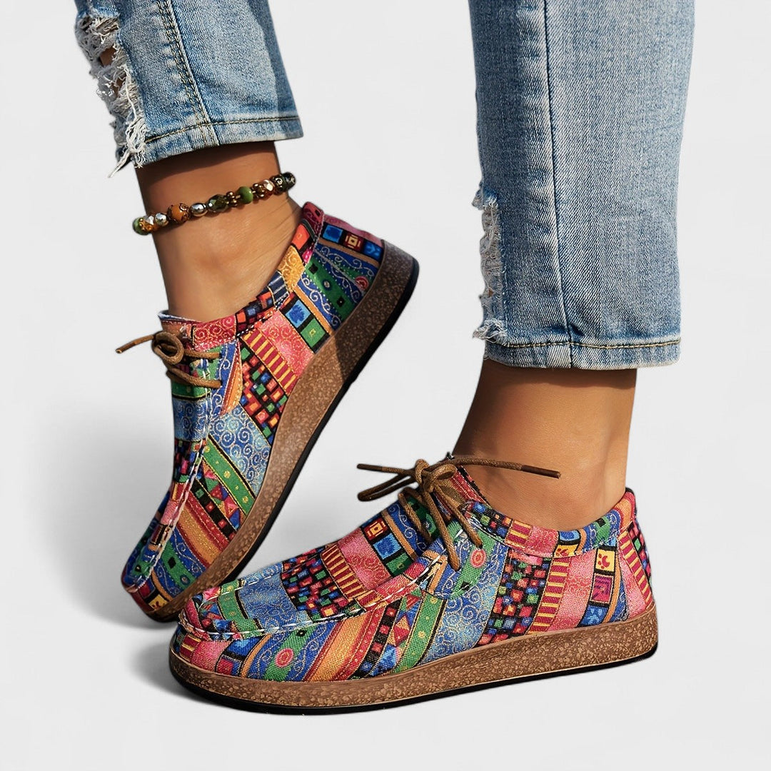 Comfortable Boho Lace Up Shoes