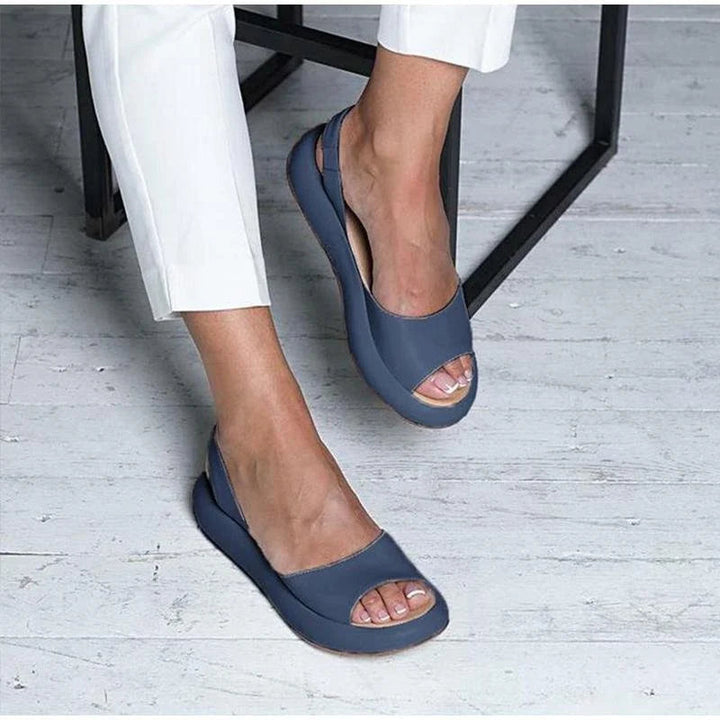 Clara | Cushioned Platform Walking Sandals